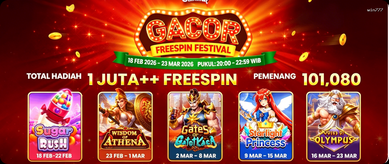 Login win777 Sekarang Bonus Melimpah